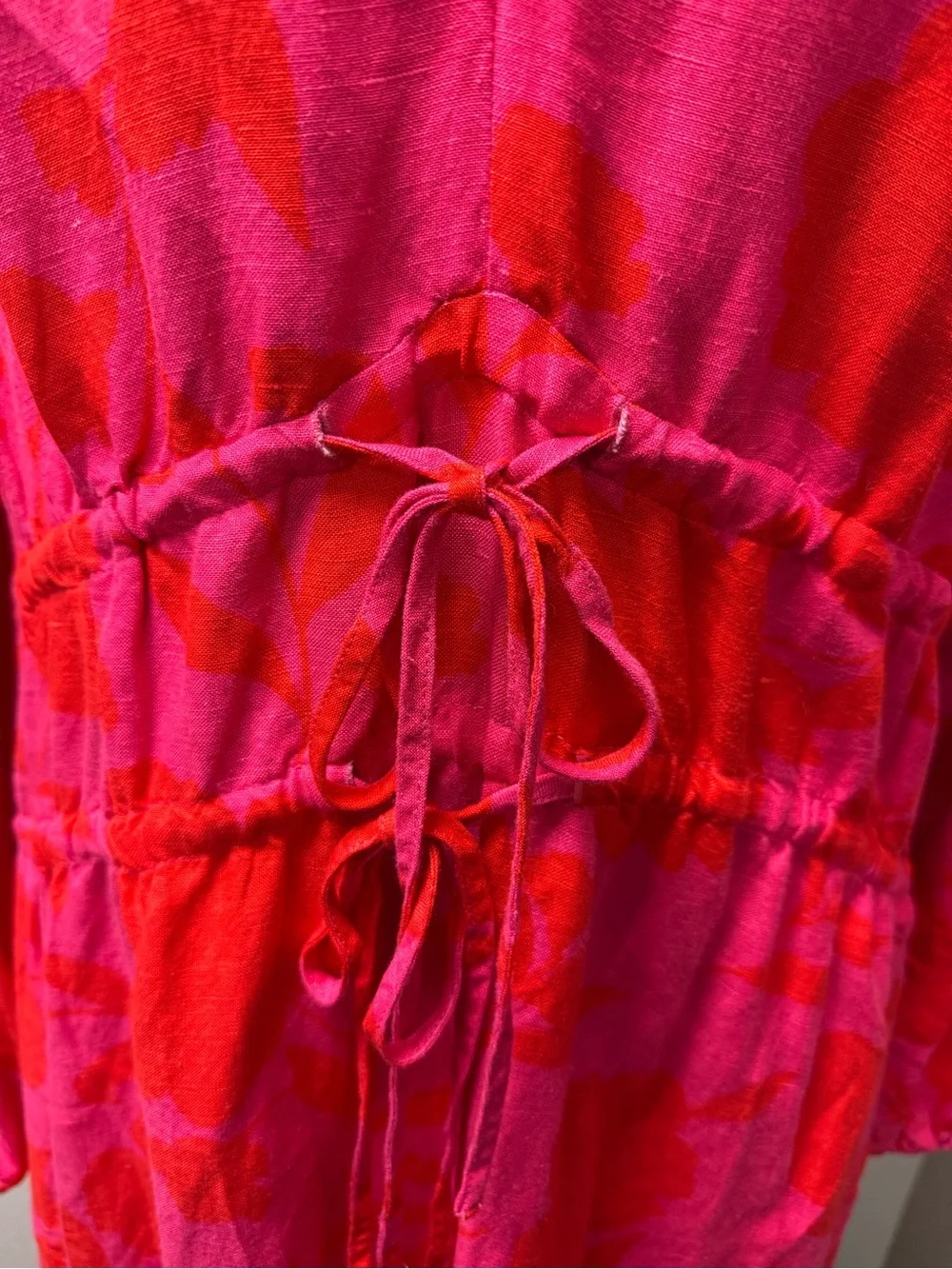 NWT Kate Spade NWT Large Pink Red Floral Midi Maxi Dress Romantic Boho Gown